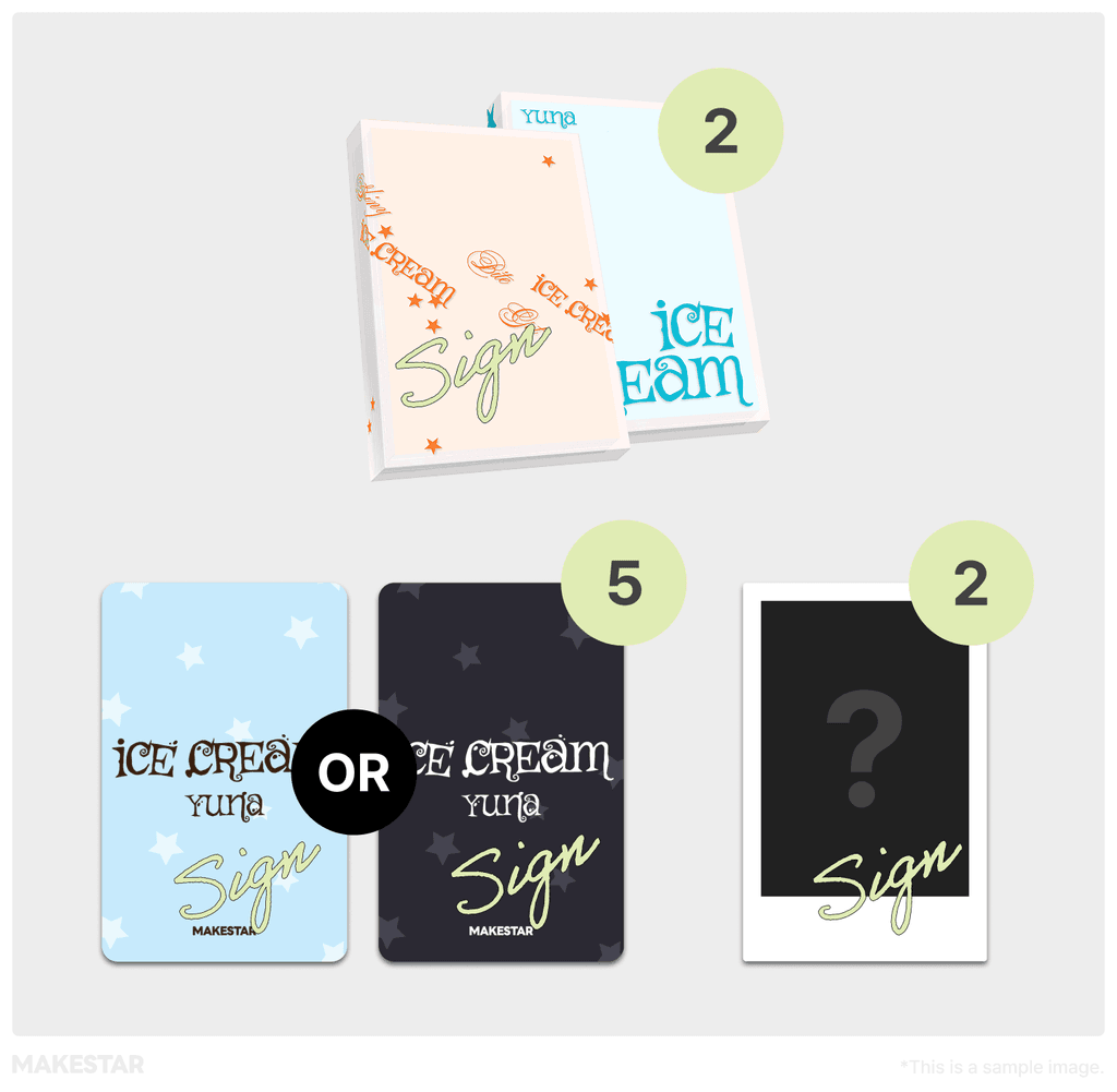 YUNA(ITZY) <Ice Cream> LUCKY DRAW EVENT | MAKESTAR YUNA(ITZY) <Ice Cream> LUCKY DRAW EVENT | MAKESTAR